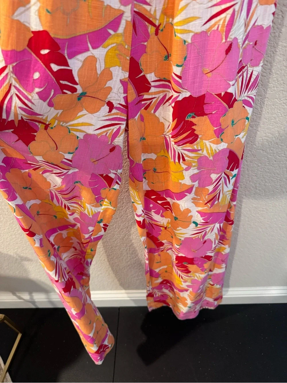 Copper Key Floral Smocked Wide-Leg Jumpsuit – NWT – Size Small - Picture 5 of 10